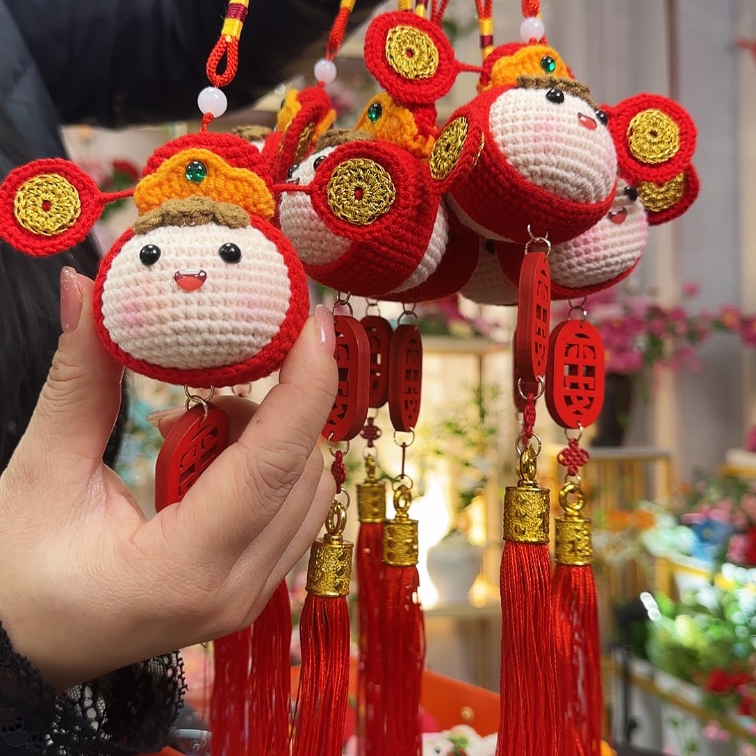 纯手工钩织钩织挂件