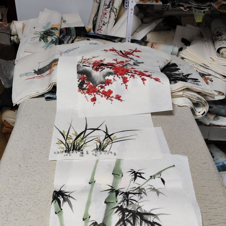 多****国画落款后台备注