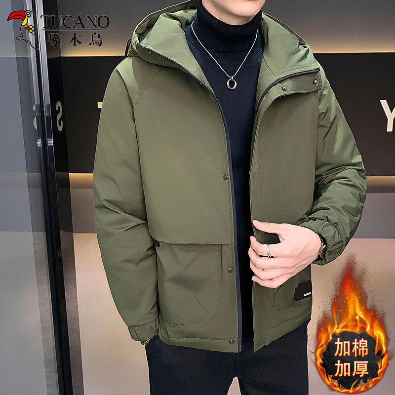 TUCANO/啄木鳥冲锋衣外套男士二棉秋冬季新款加棉加厚工装