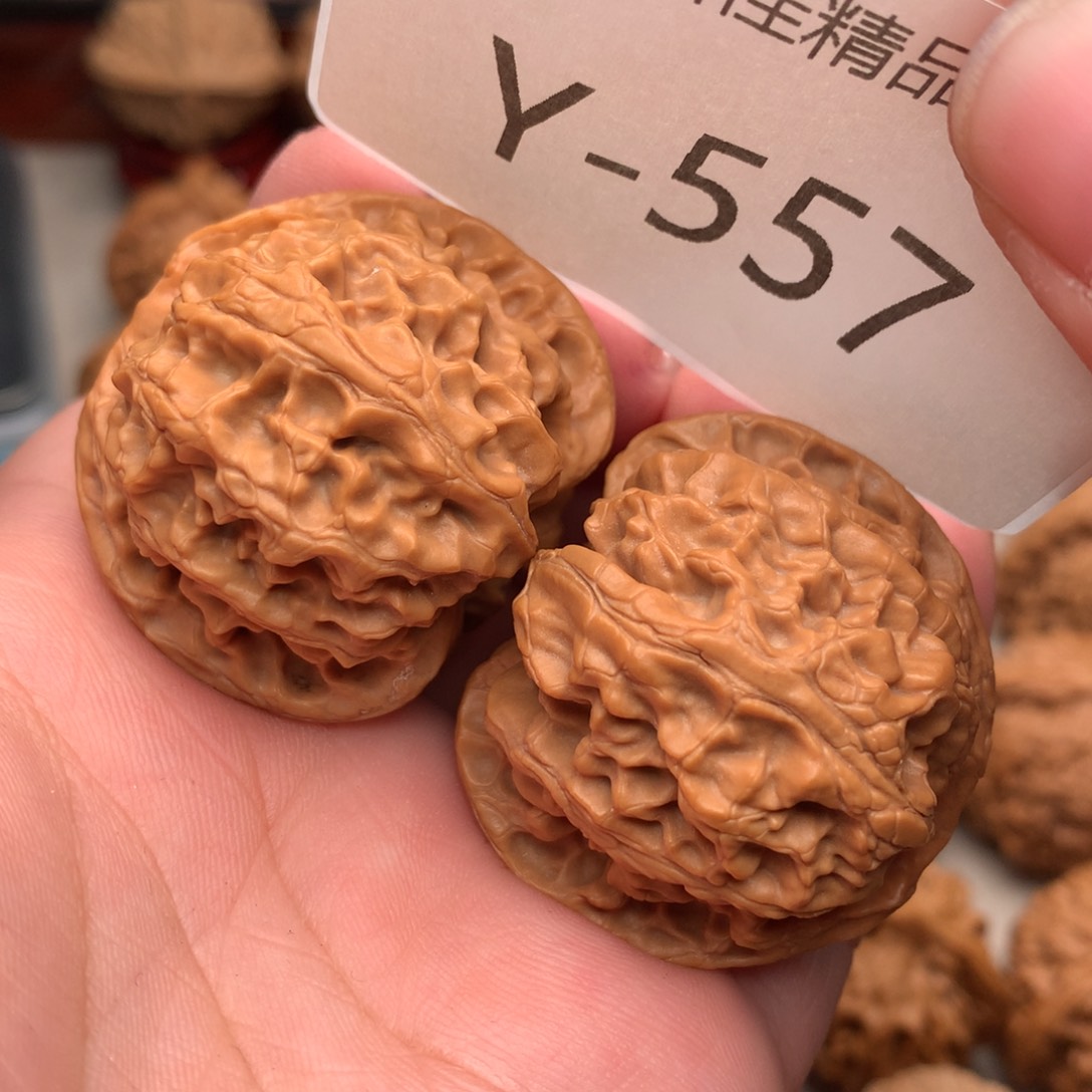 文玩核桃把件40苹果园………….