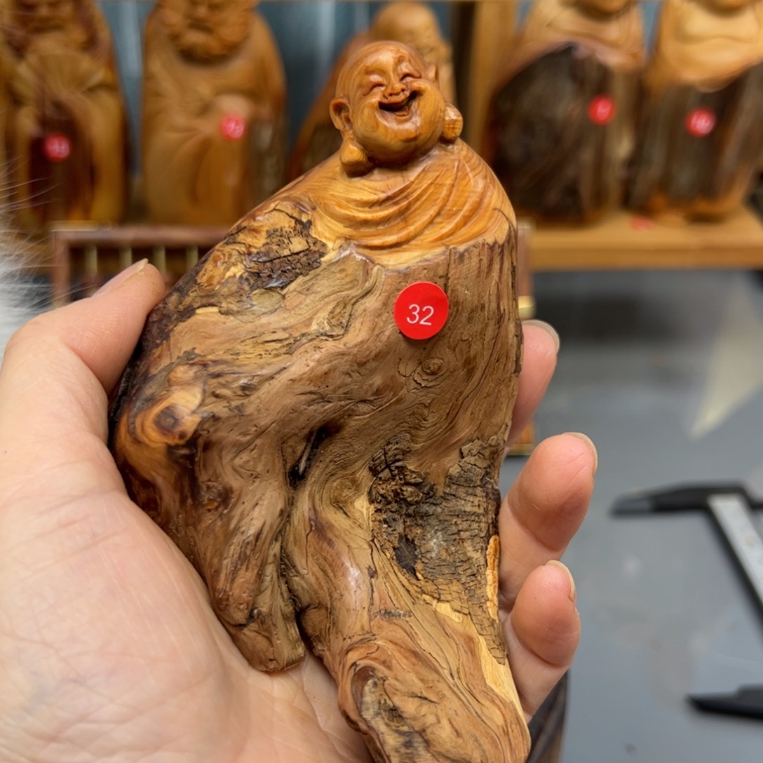 柏木崖柏木摆件手把件，44