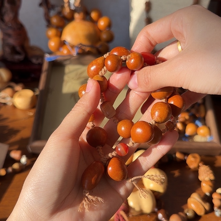 小****花叶手串手持花叶