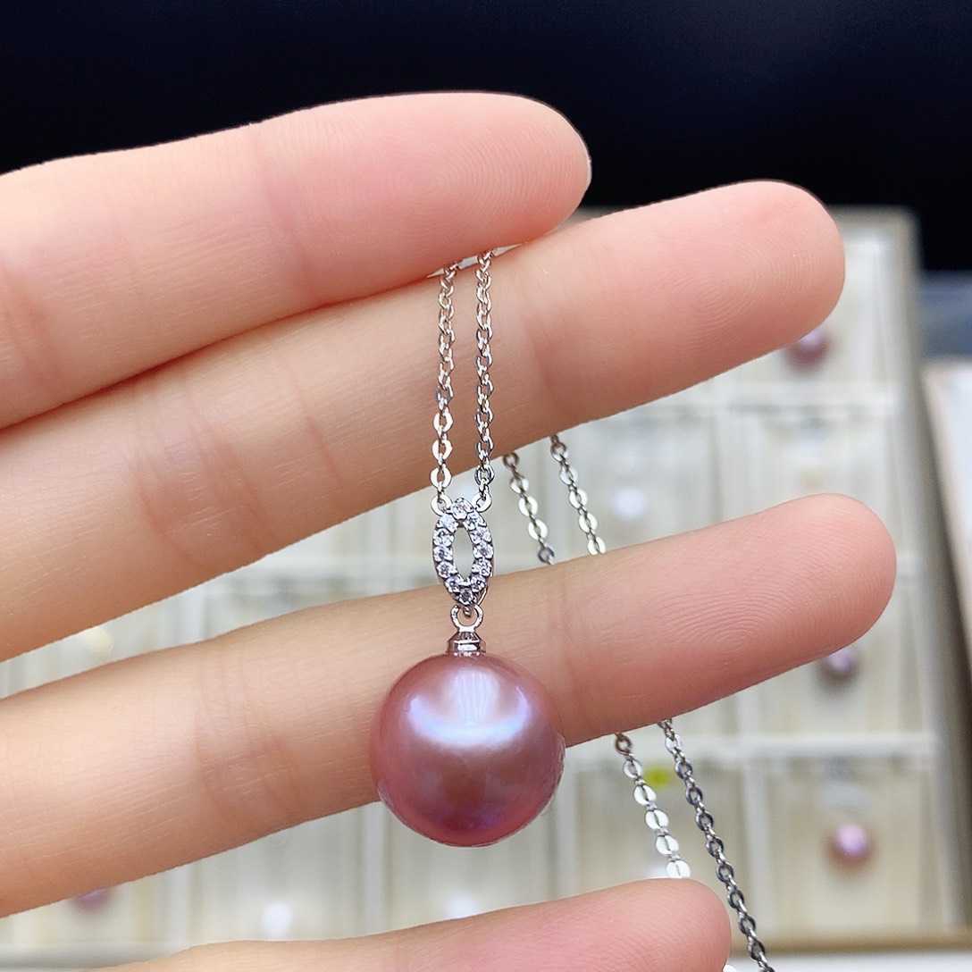 淡水珍珠颈饰合金