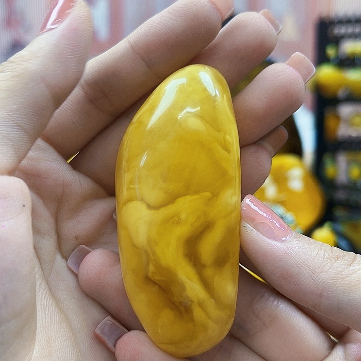 琥珀颈饰未镶嵌吊坠