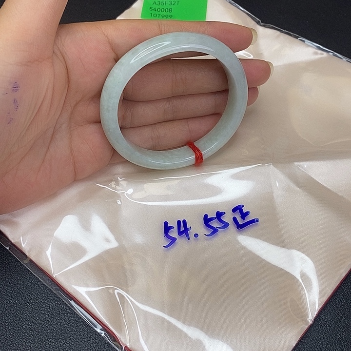 翡翠未镶嵌手镯天然缅甸翡翠A货手镯52圈以下