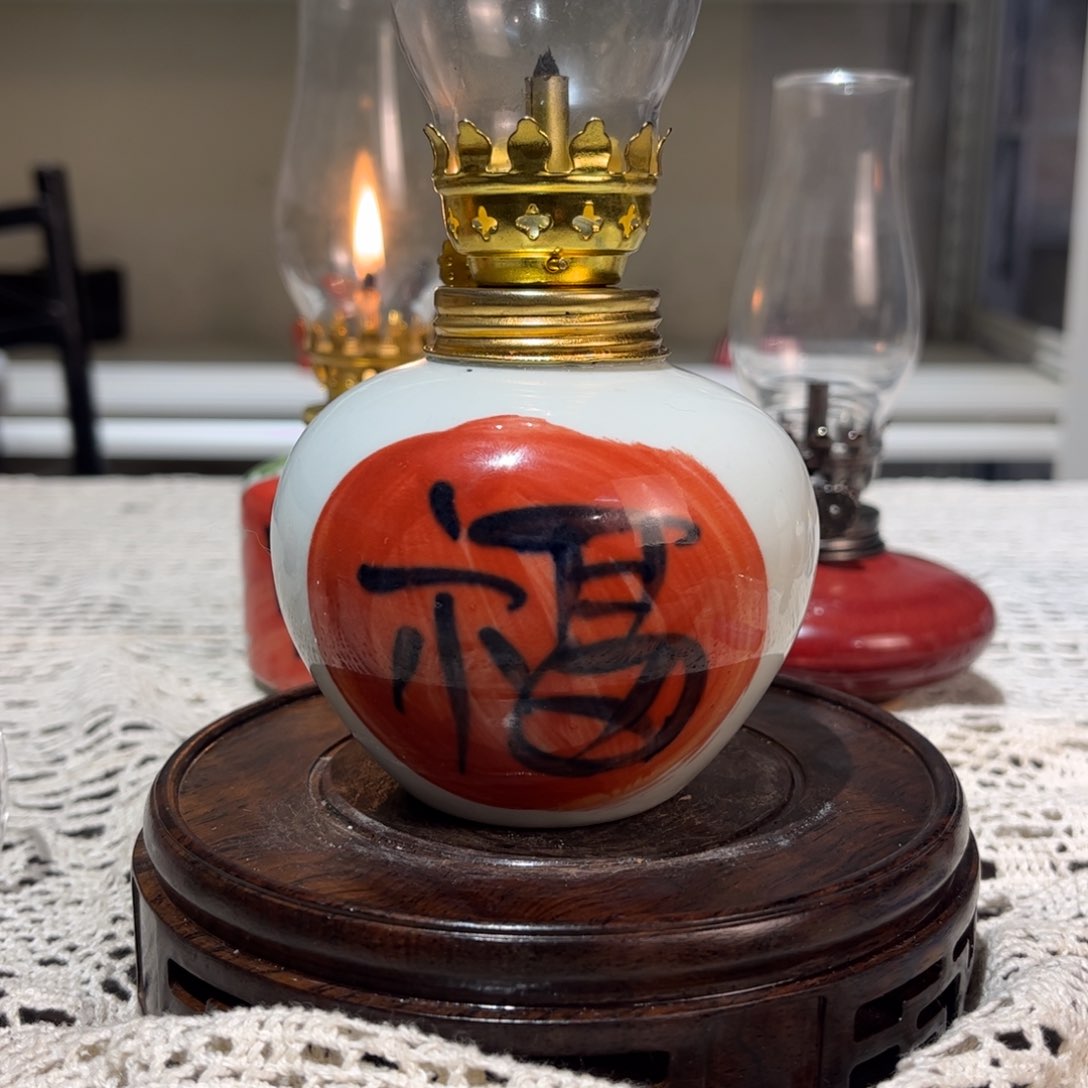 摆件景德镇陶瓷香薰灯