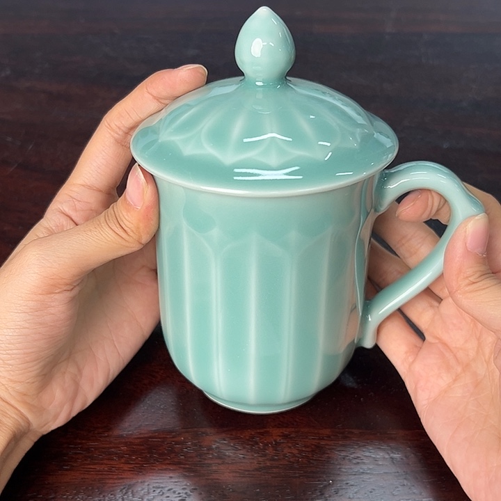 龙泉云间青瓷小米茶器