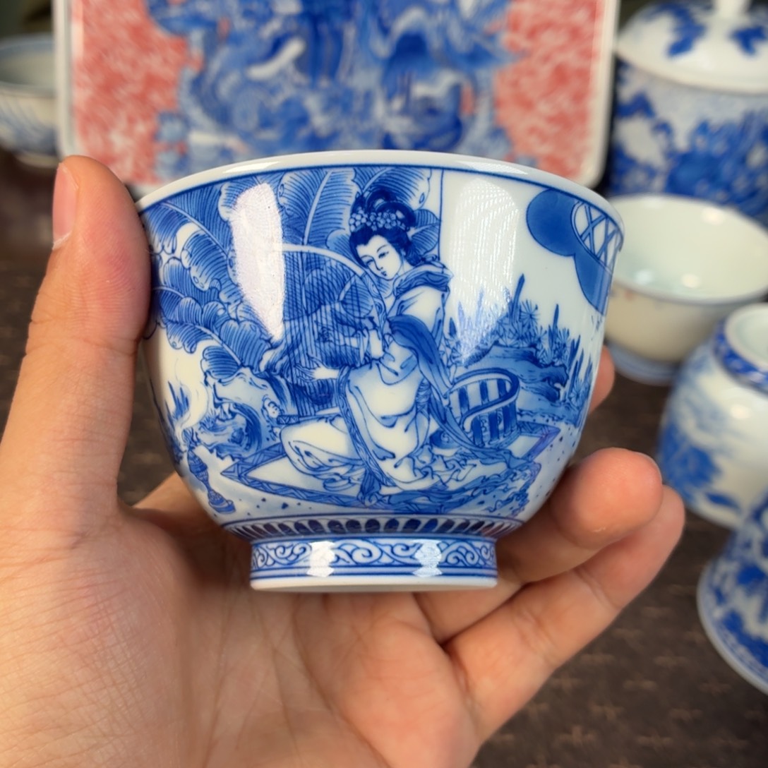 陶摆件瓷姑娘沈燕鸿景德镇景德镇