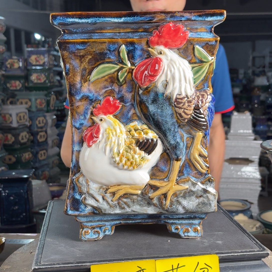 一风堂石湾花盆 内18*28