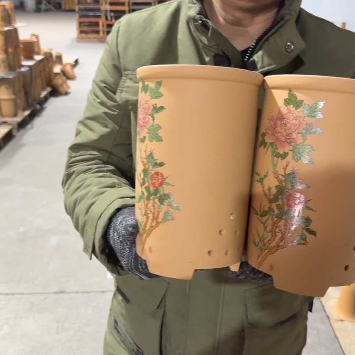 紫砂花盆破损补发