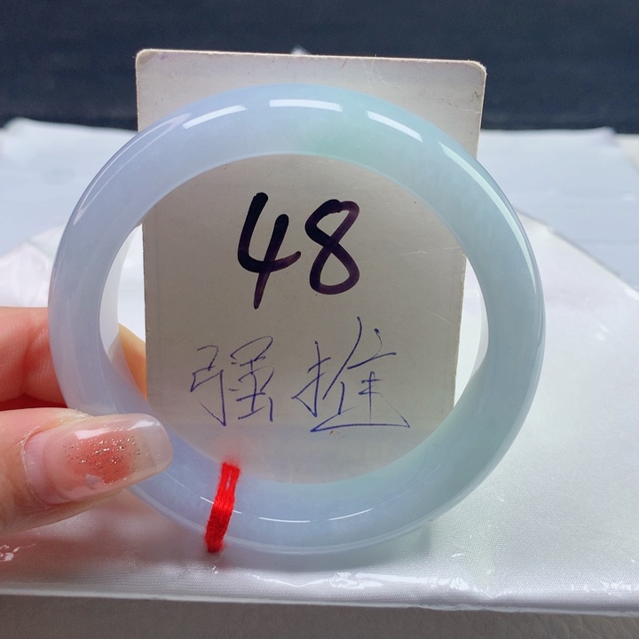 翡翠未镶嵌手镯缅甸天然a货翡翠5657