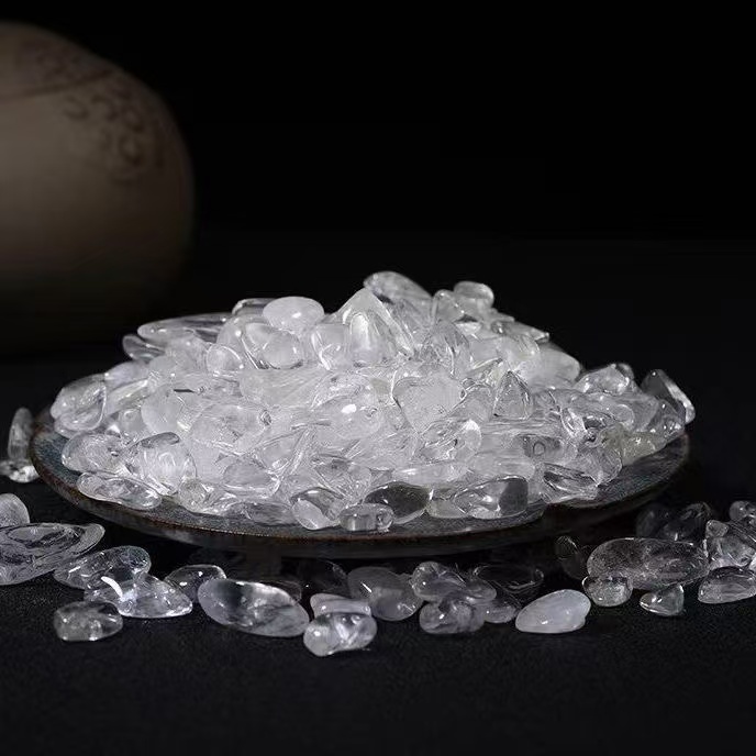 【小梅哥】白水晶消磁石100g