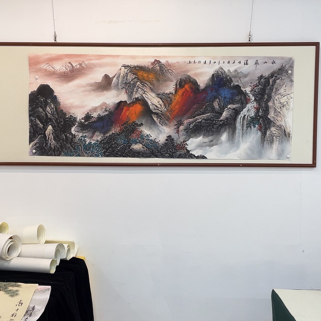 国画凌行志手绘作品