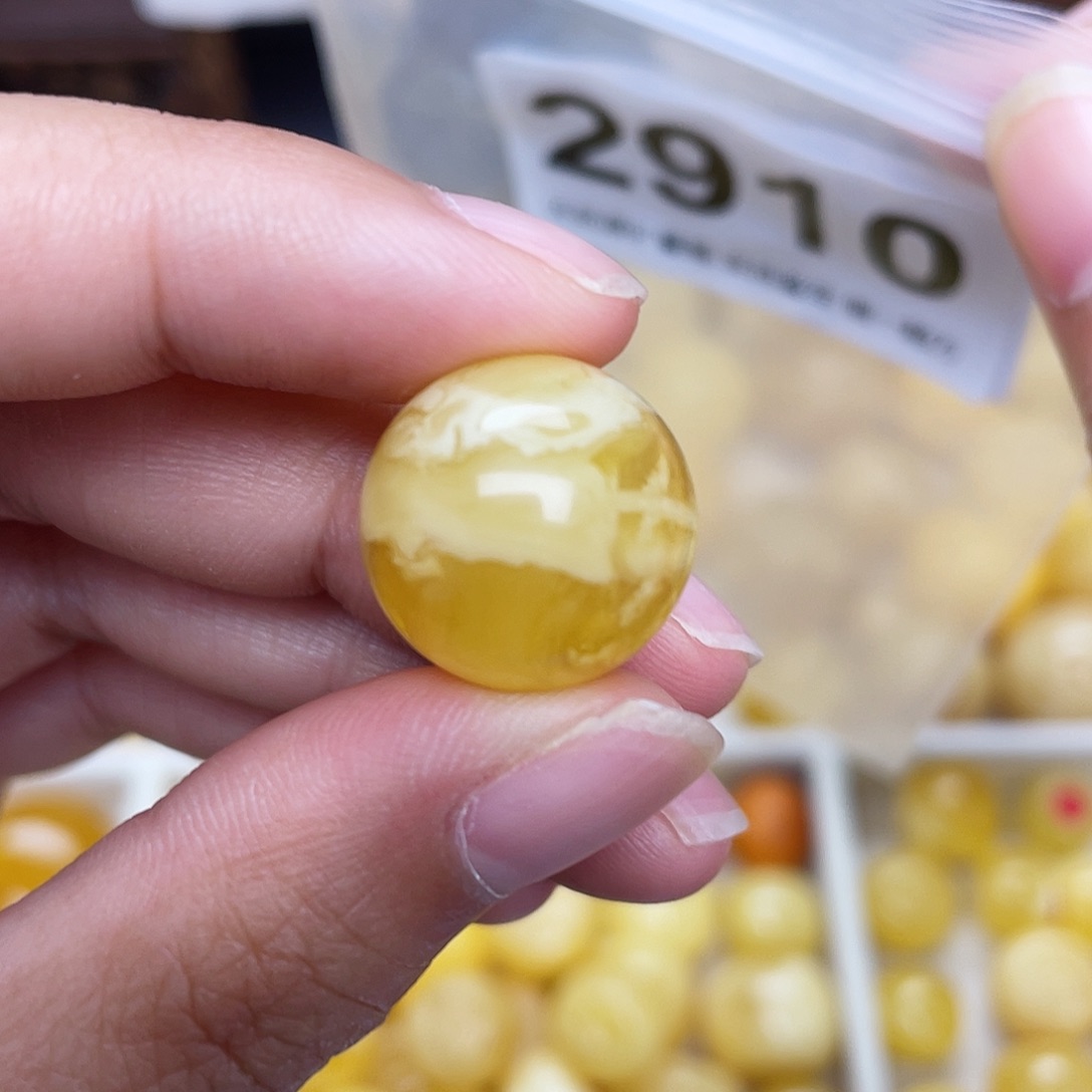 蜜蜡未镶嵌珠宝奇石粉16.5