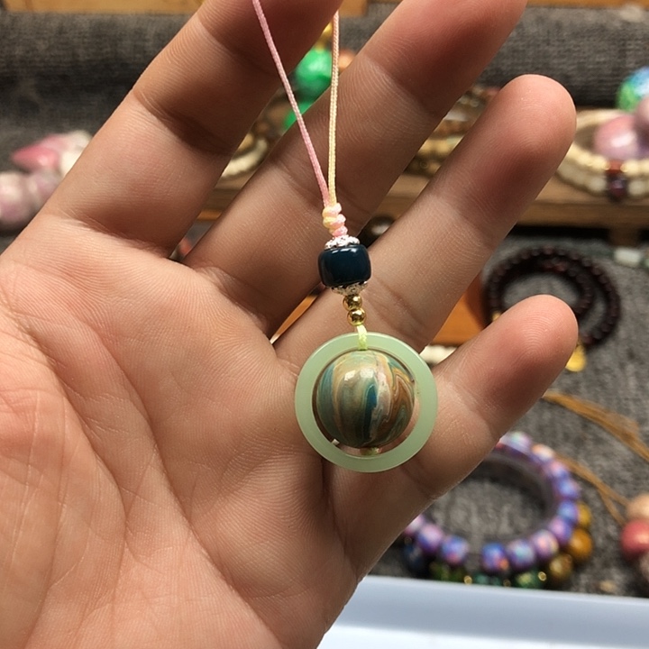 大漆手机挂件吊坠