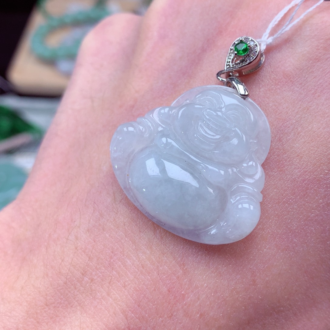 翡翠颈饰未镶嵌翡翠吊坠