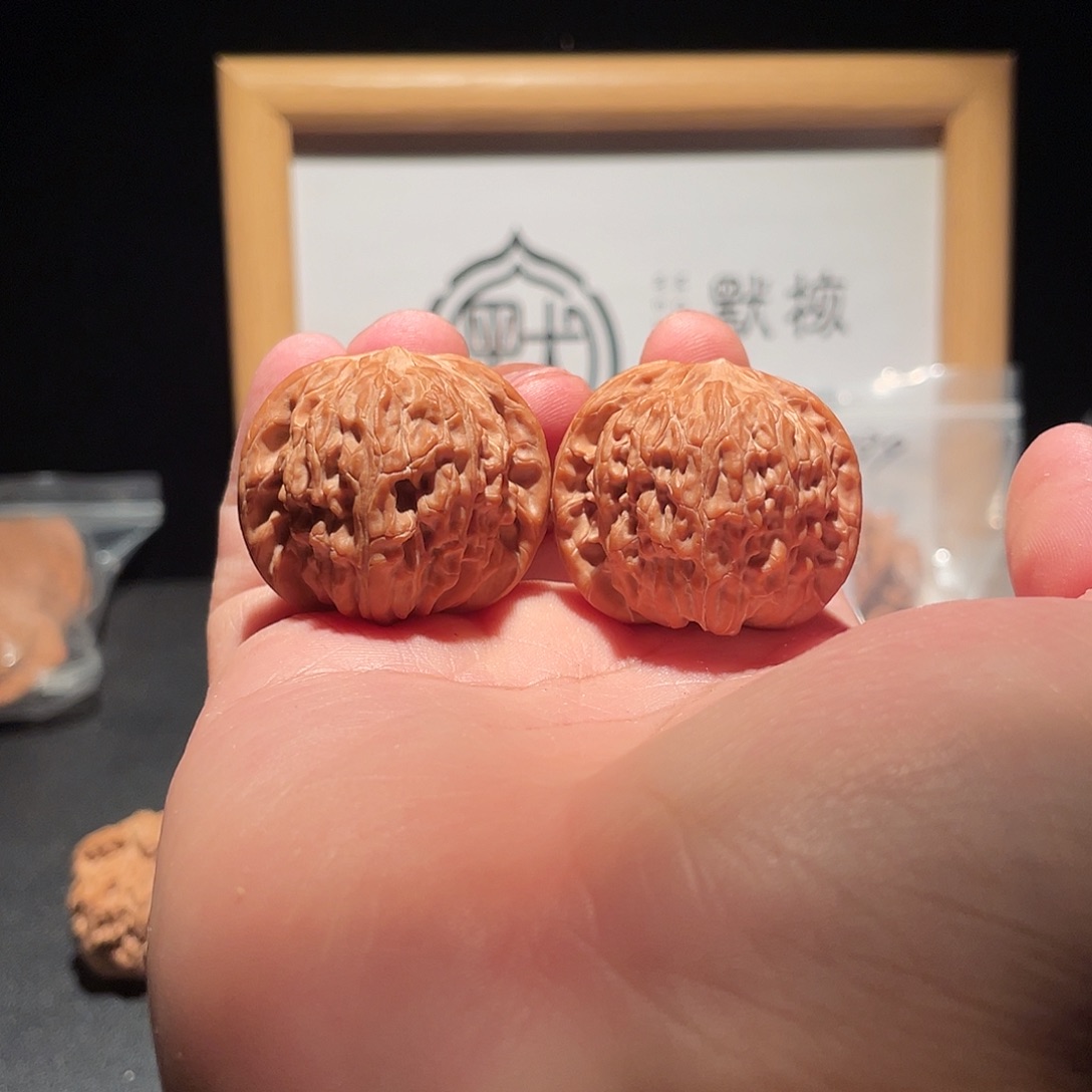 吊坠文玩核桃35全品磨盘