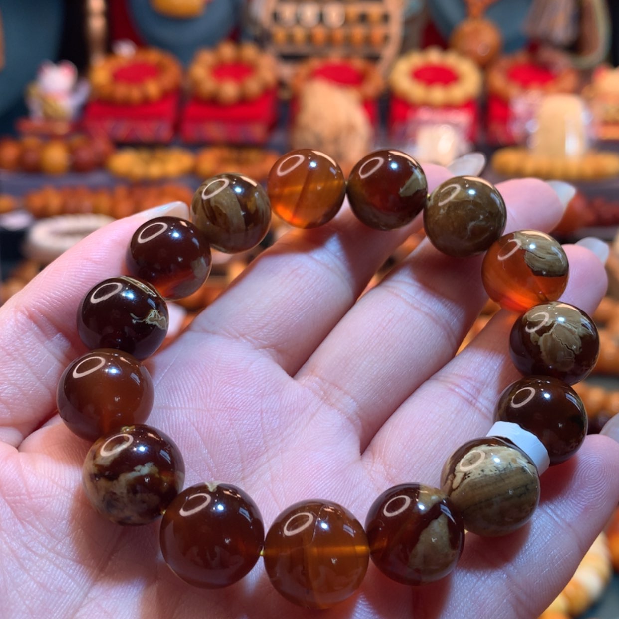 【闪购商品】琥珀（根珀）手串未镶嵌根珀手串