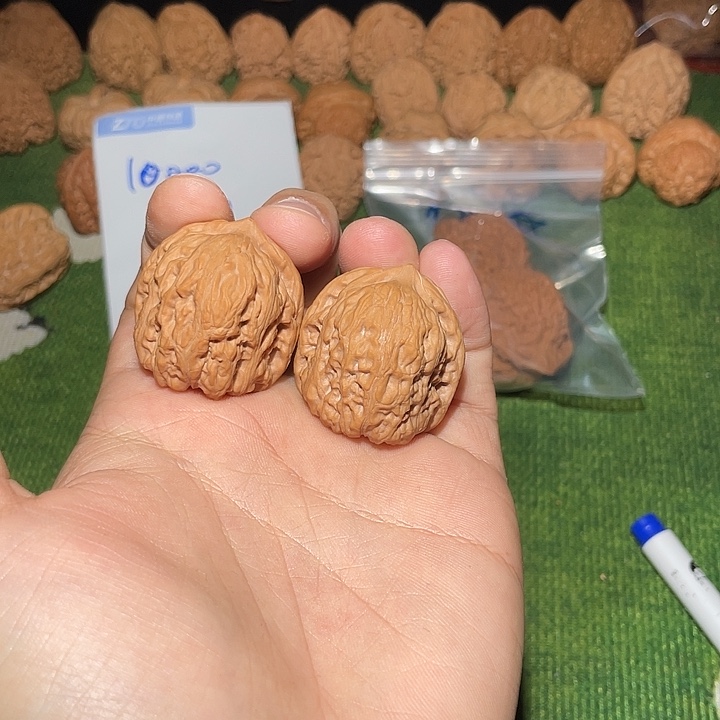 文玩核桃把件34龙墩无黄无修