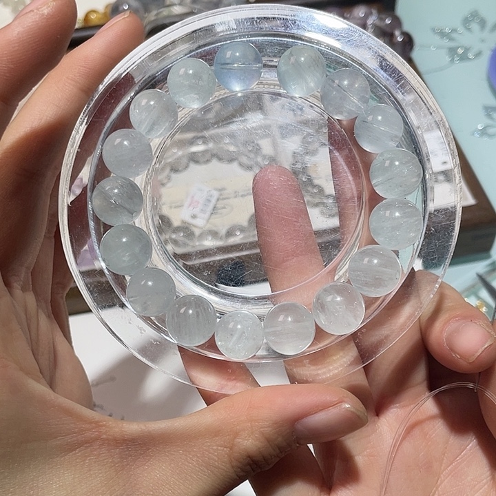 手链未镶嵌水晶萤石