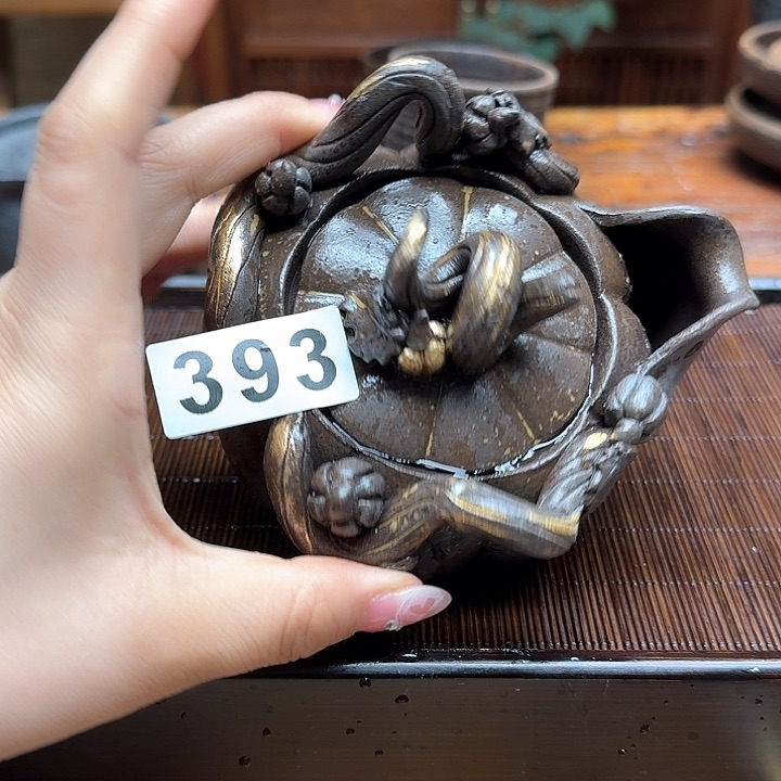 纯手工制作粗陶茶具