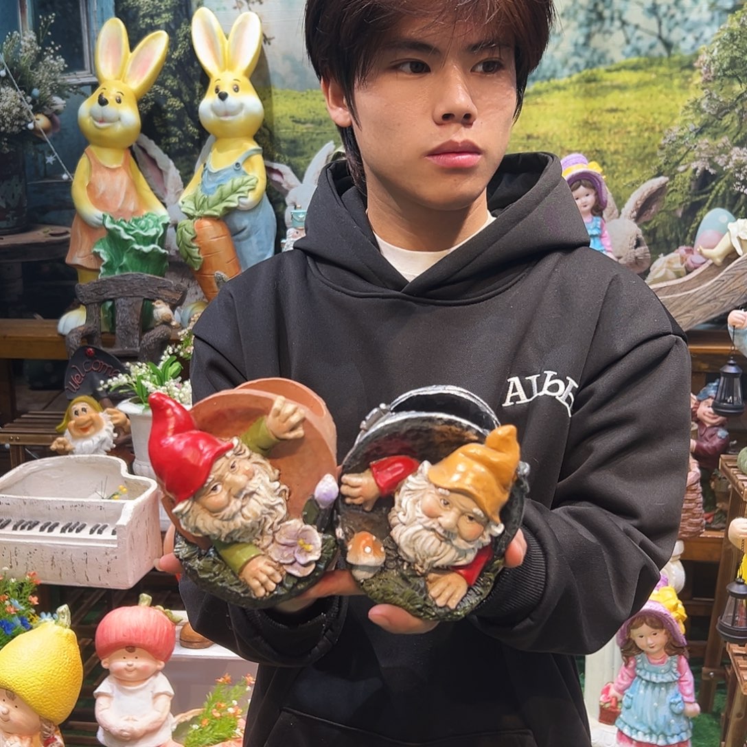 花园摆件红红火火