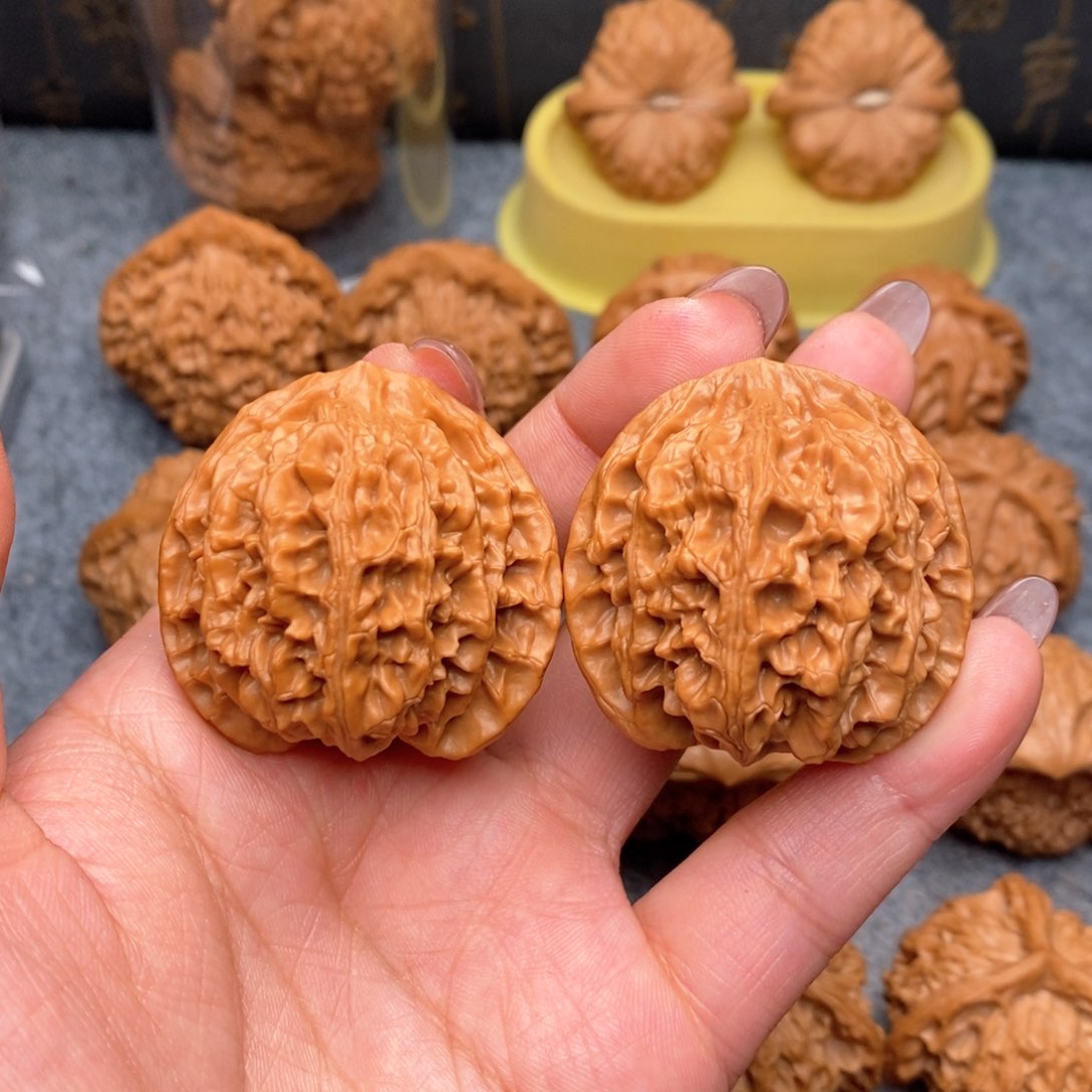 文玩核桃把件精品苹果41全