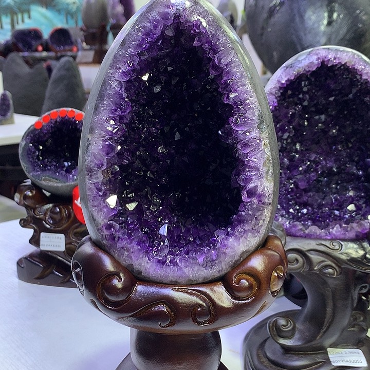 紫晶大型摆件（非配饰）未镶嵌蛋