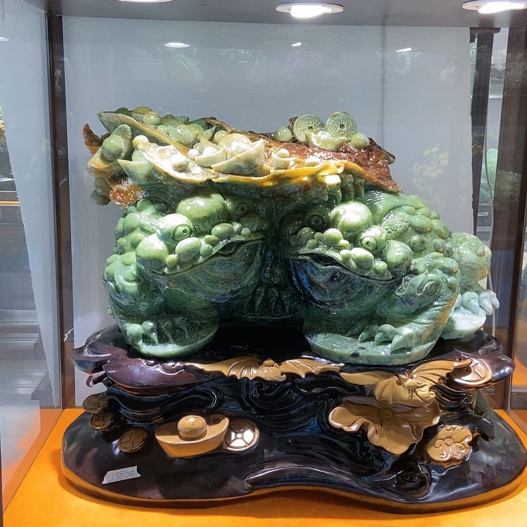 【闪购商品】未镶嵌蛇纹石玉家居摆件