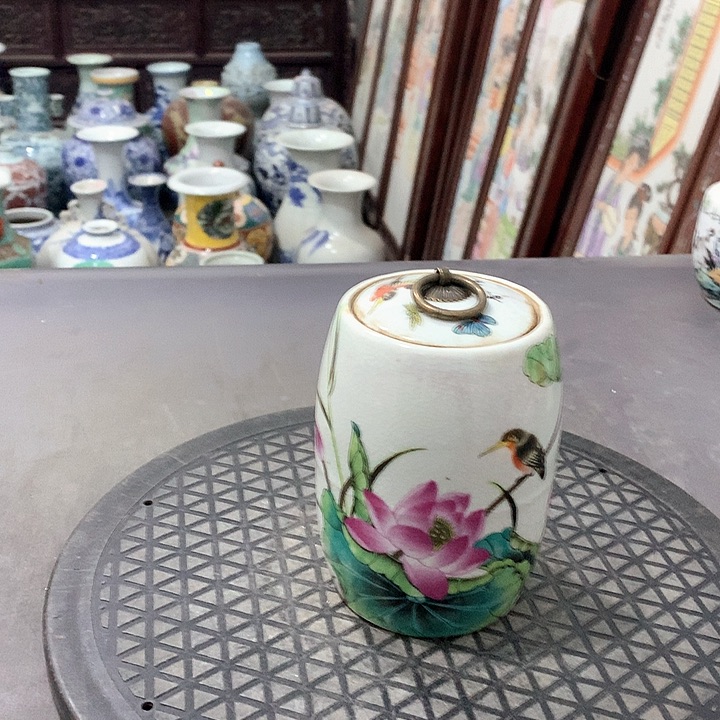 陶摆件博古架陶瓷摆件