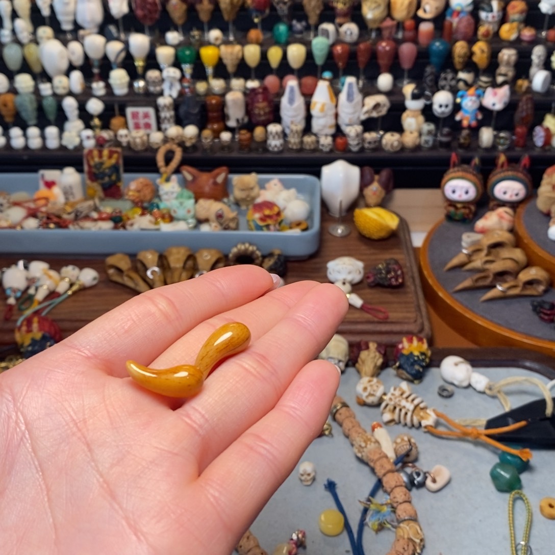 山***意菩提籽类配饰卡子，挂环