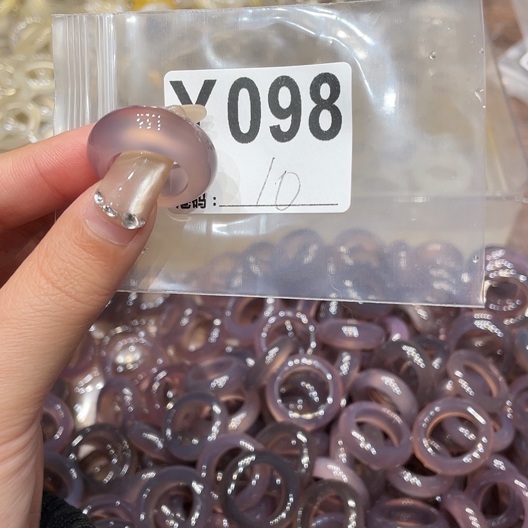 玛瑙/玉髓未镶嵌戒指098