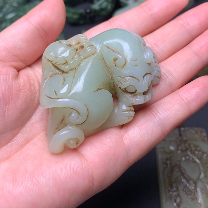 和田玉把件未镶嵌