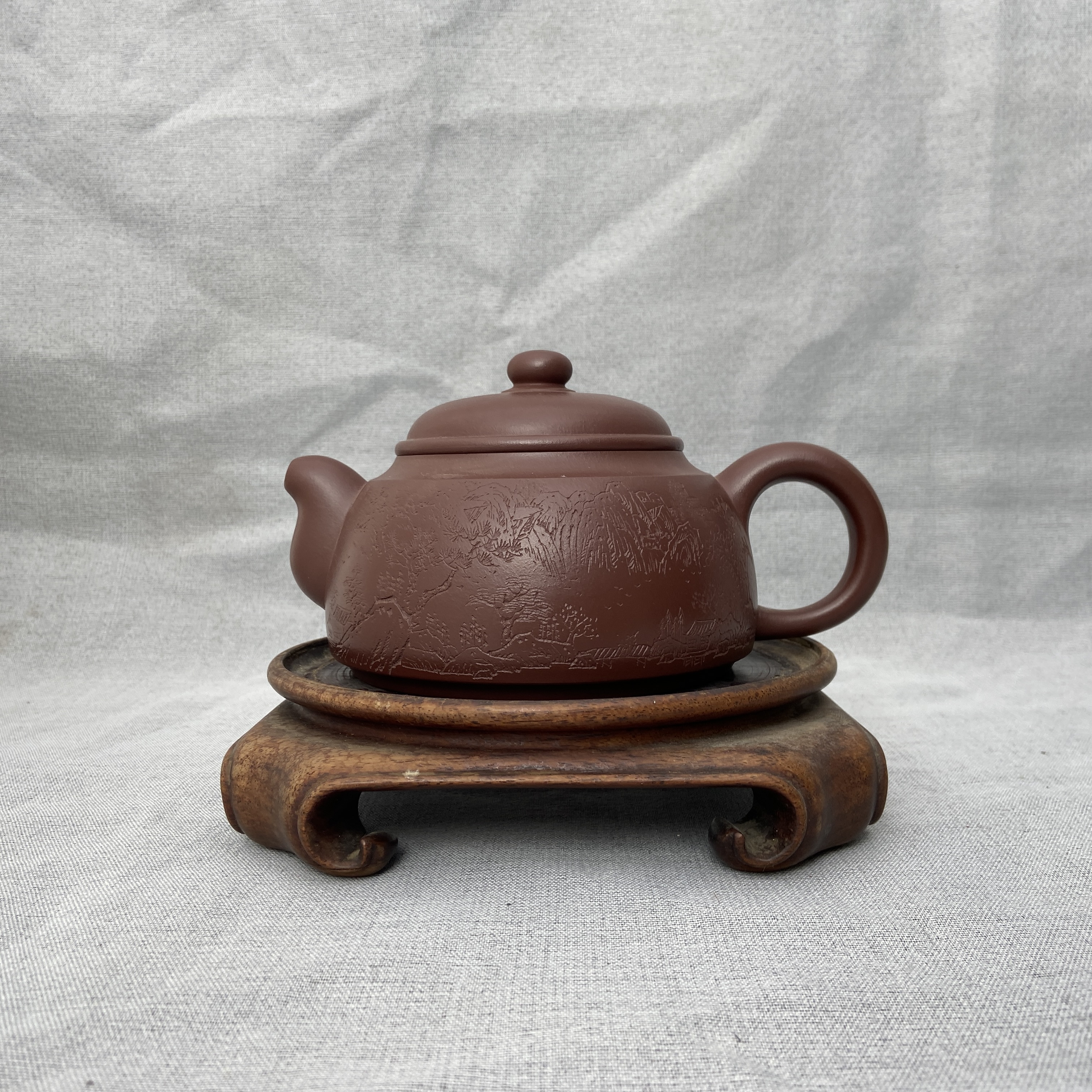 宜兴手工紫砂陶 茶壶GS3499-10