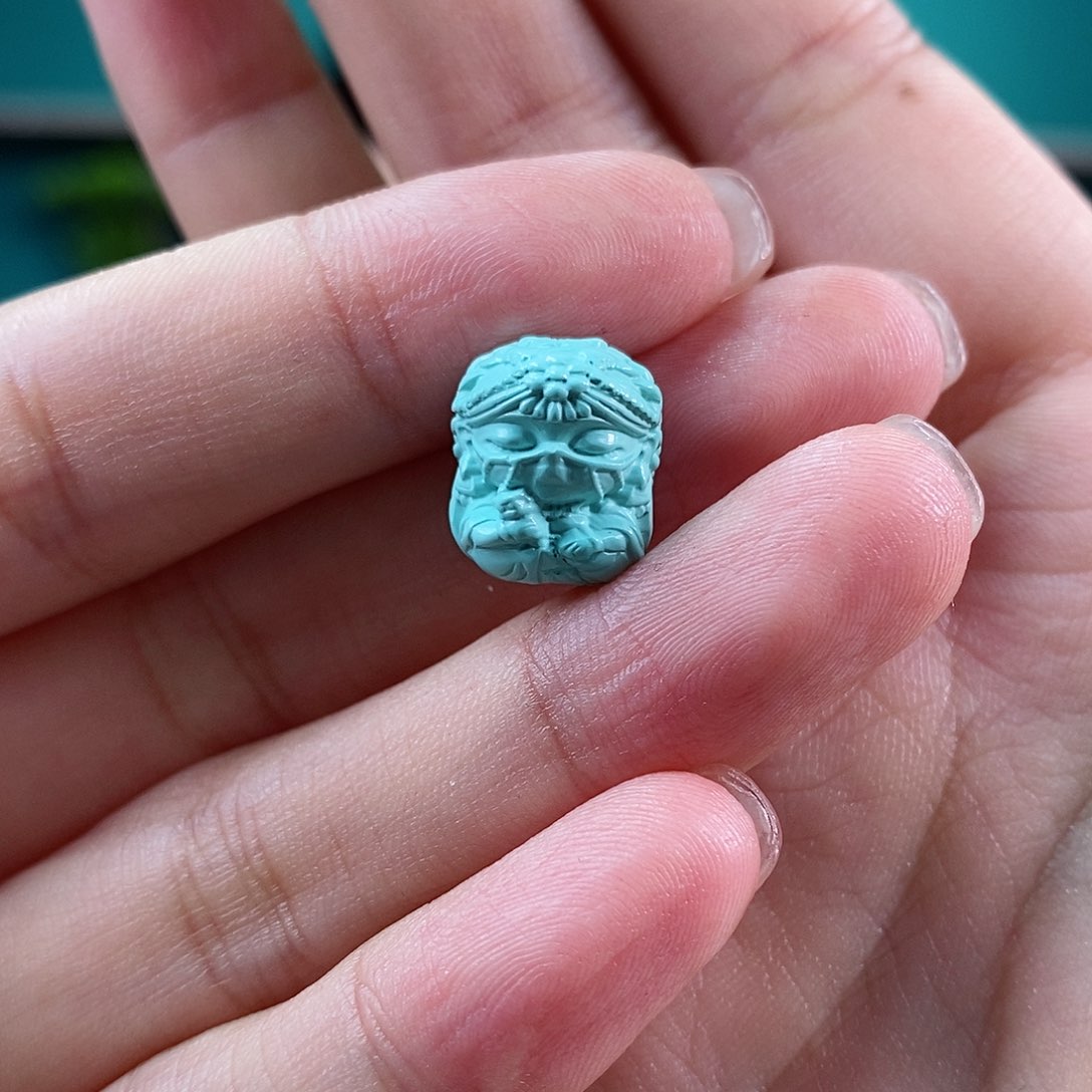 绿松石珠宝奇石未镶嵌