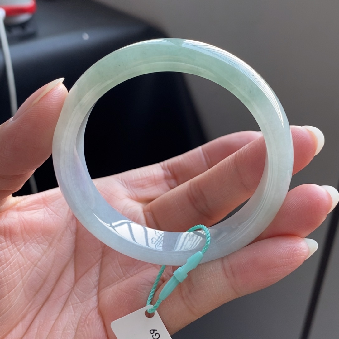 未镶嵌手镯翡翠55正圈