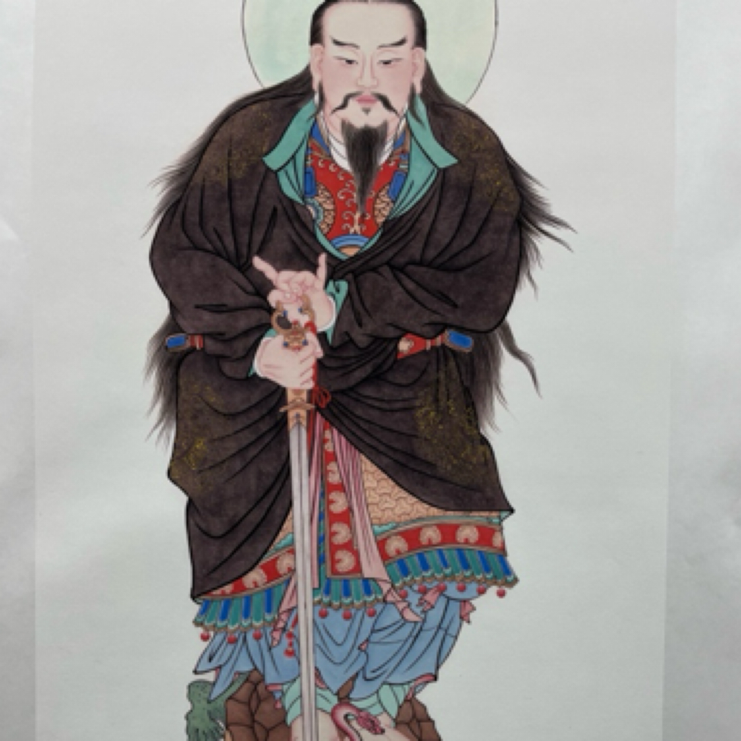 李老师真武大帝作品（43*77）