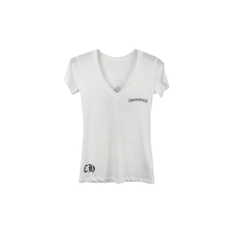 南油小众设计师新品V领克家短袖T恤