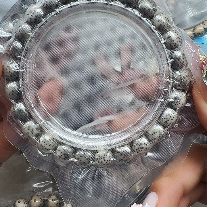 星月菩提手串489高端黑灰星月菩提98桶单圈