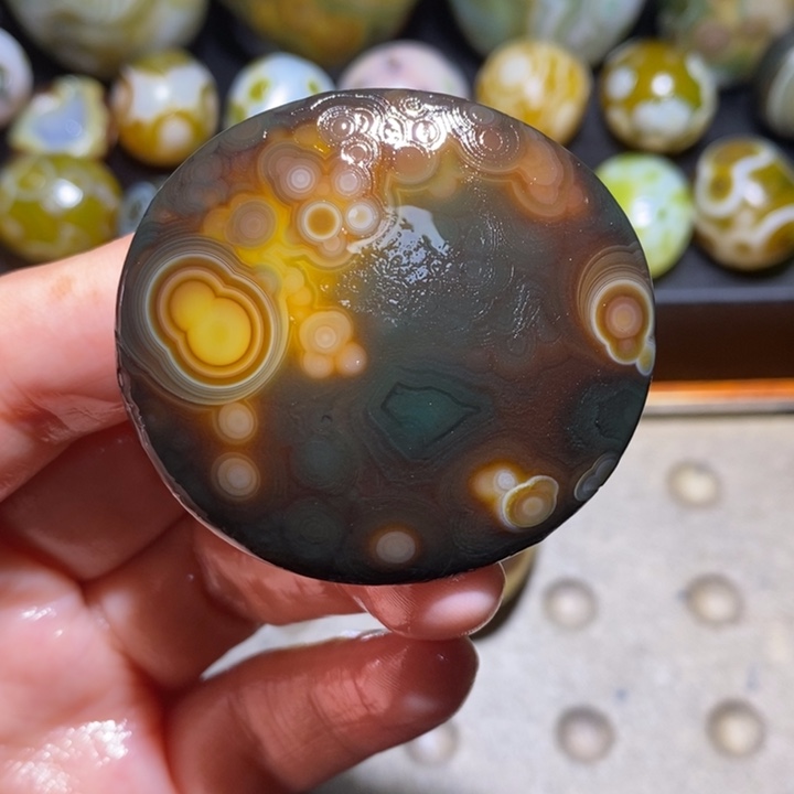 未镶嵌玛瑙/玉髓珠宝半成品23