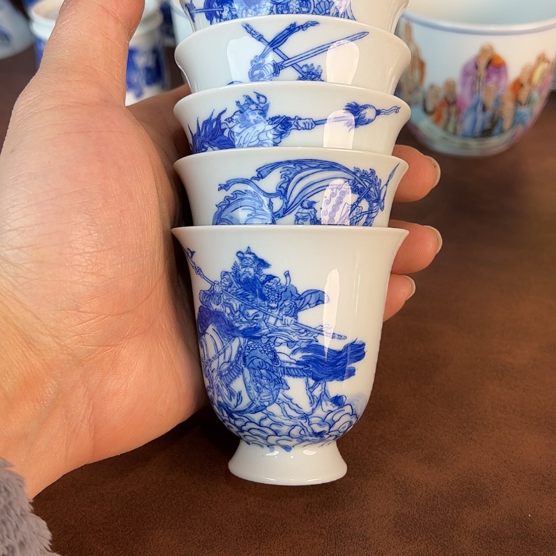 杯梨*景德镇全手工手绘陶瓷