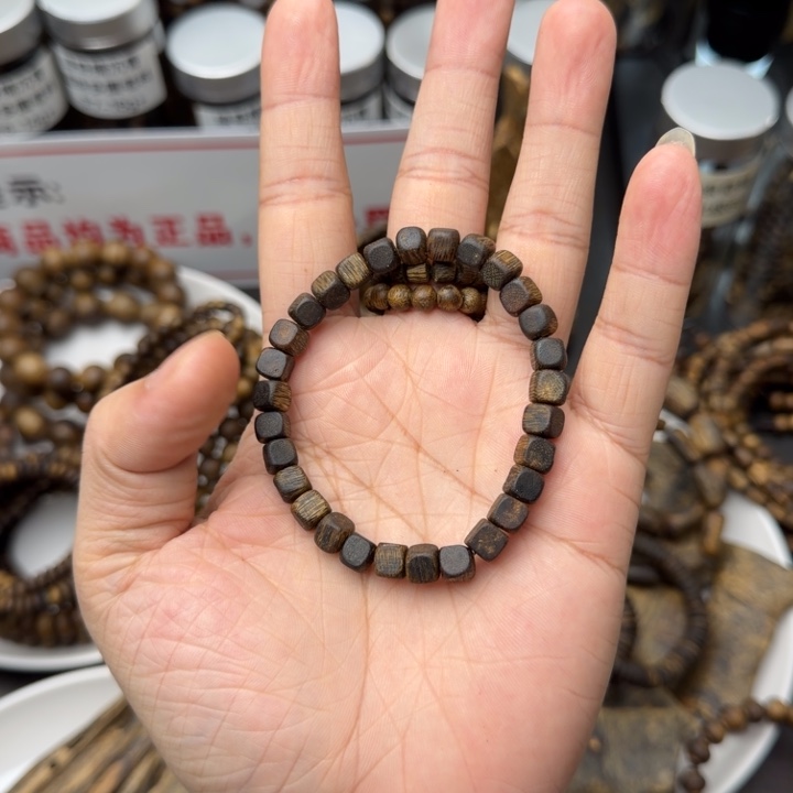 沉香枕沉香奇楠沉香卡6方糖沉水单圈