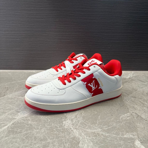 未使用 LouisVuitton/路易威登 新款白红休闲舒适板鞋 41-42码