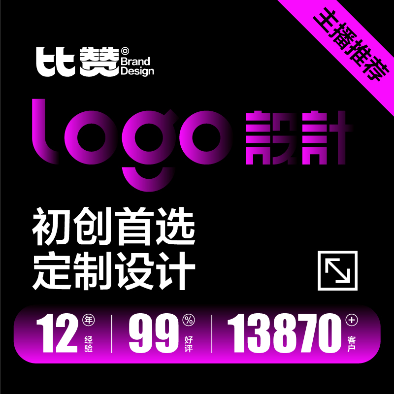  原创定制商标logo设计满意为止公司企业店铺餐饮头像字体设计