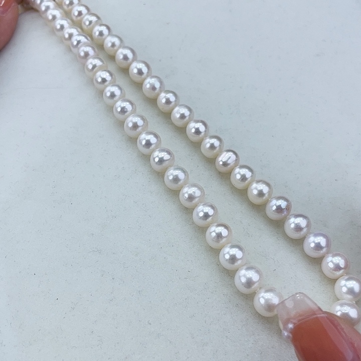 淡水珍珠项链未镶嵌8➕炫彩