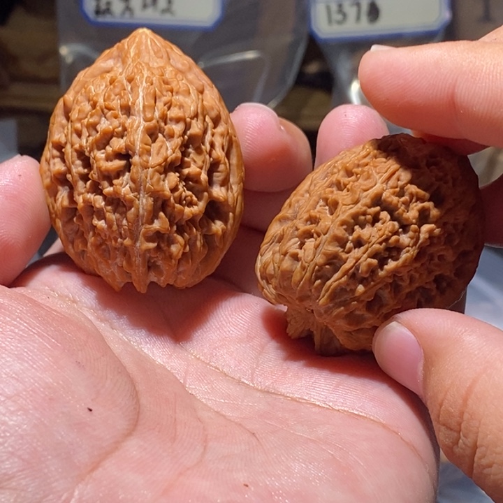 吊坠文玩核桃37全品大蒜头（有轻微水尖）