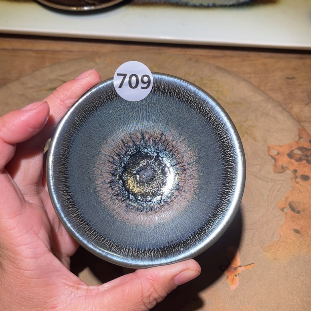 茶盏花满楼压手杯