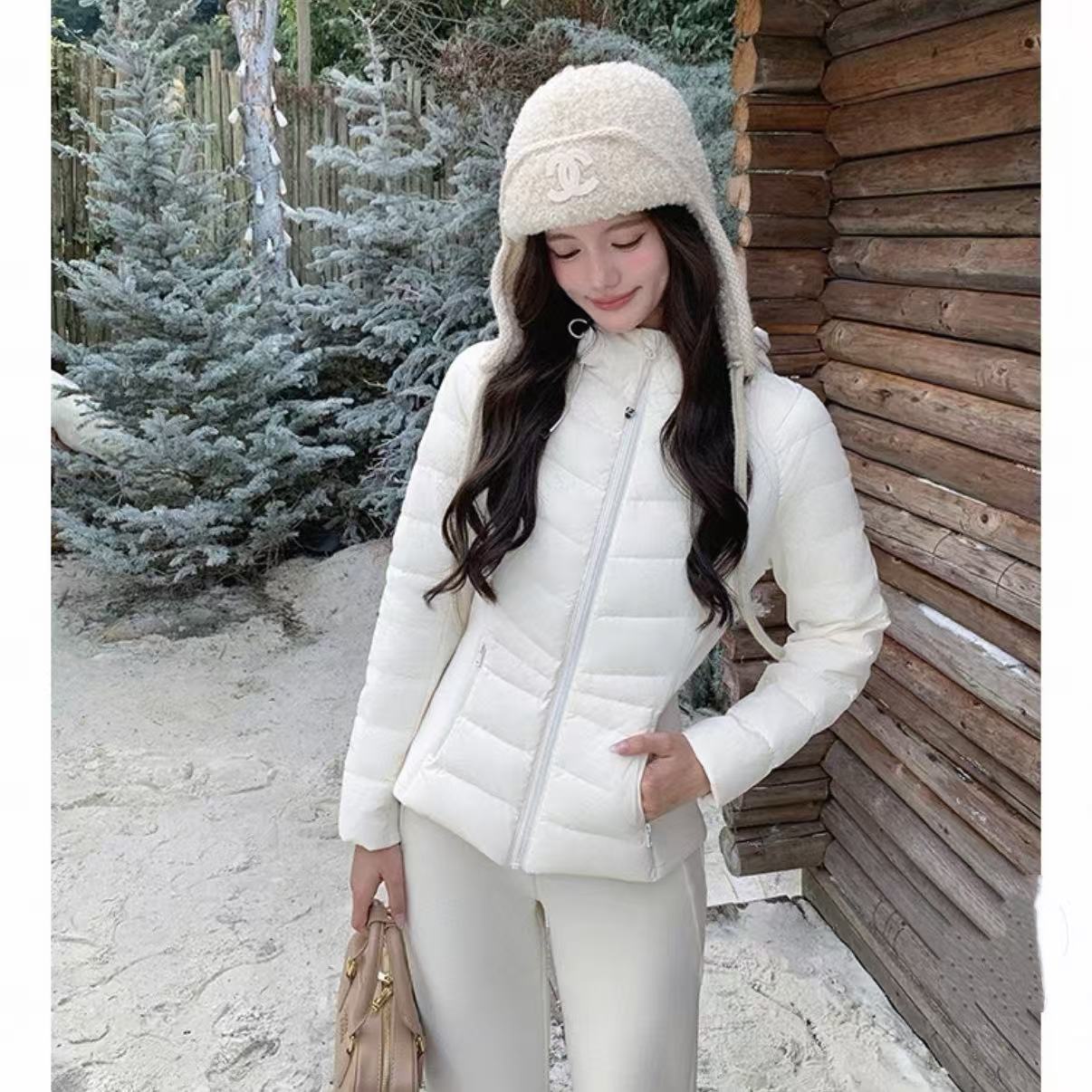 时尚修身羽绒外套ZBW34068最小码衣长60