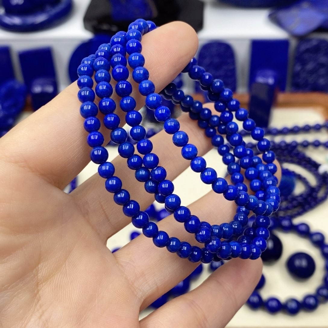 青金石手链未镶嵌