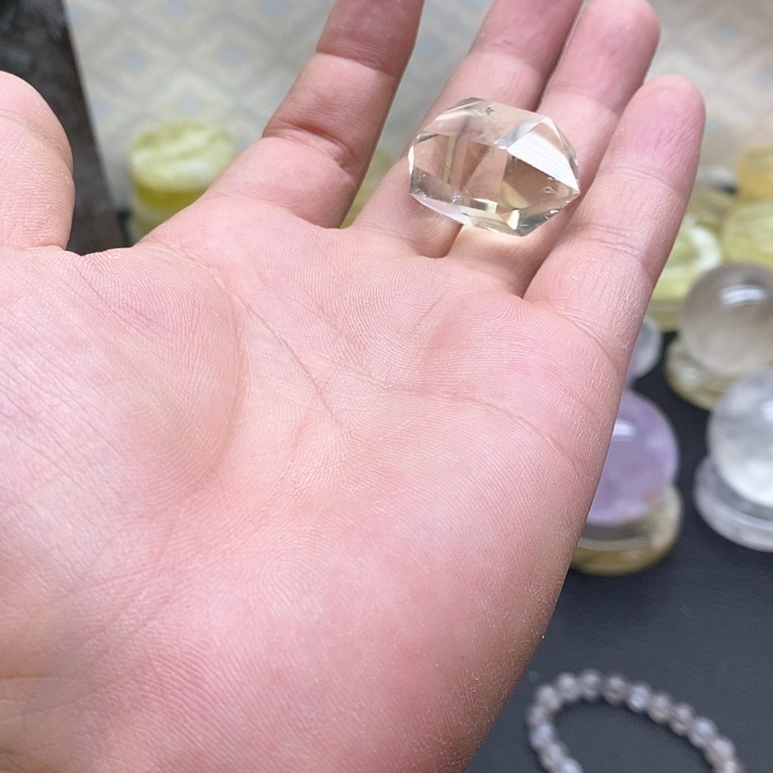 未镶嵌珠宝半成品水晶45水晶石